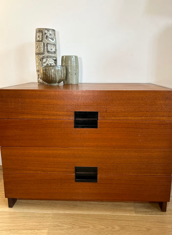 Japanese series 4 drawer chest by Cees Braakman for Pastoe, Netherlands 1950s