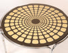 1960s ceramic topped circular table