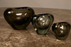 MEDIUM Heart Vase in smoked glass by Per Lütken for Holmegaad C1967 (Denmark)