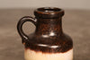 West German Green and brown jug with overlaid glazes (1960s)