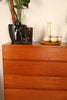 A Danish mid 20th century, teak wood chest of drawers