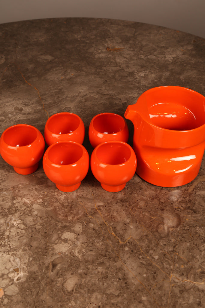 A 1970s ceramic orangeade set by Georges Lanteri (France)