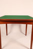 An Am Ansager Möbler metamorphic Teak Extending Dining / Card Table with baize lined reversible top, 1960s (Denmark)