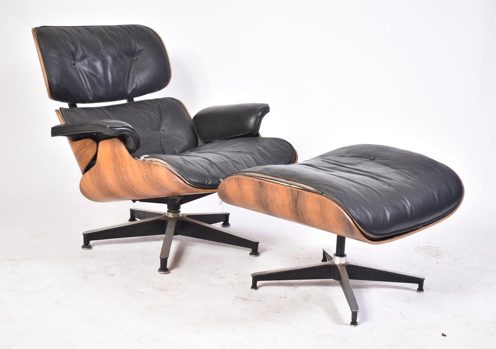 Model '670' lounge chair and '671' ottoman by Charles & Ray Eames for Herman Miller (1970s)