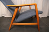Alf Svensson Highback Kontour Reclining Lounge Chair Manufactured by Fritz Hansen, 1957